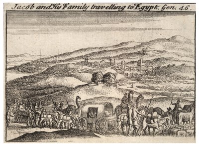 エジプトへ旅立つヤコブ状態3 作： Wenceslaus Hollar
