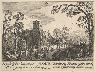 1628年1月29日。 作： Wenceslaus Hollar