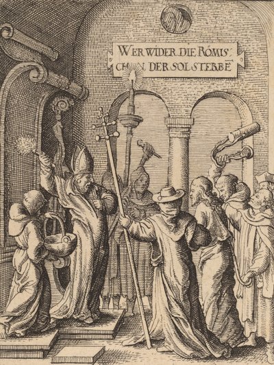 カイアファの前のイエス。 作： Wenceslaus Hollar