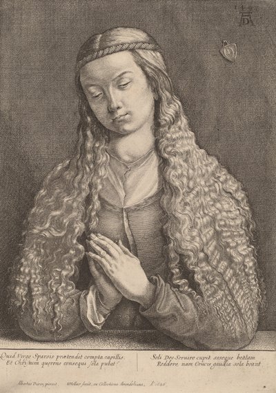 カタリーナ・フルレジェリン 1646年 作： Wenceslaus Hollar
