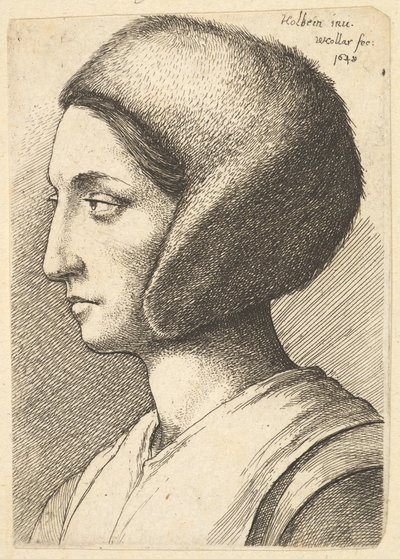 マーガレットギグス、1648年。 作： Wenceslaus Hollar