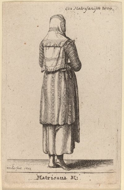 マトリサナ M. 作： Wenceslaus Hollar