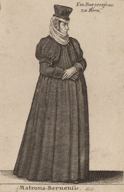 マトローナ・ベルネンシス 作： Wenceslaus Hollar