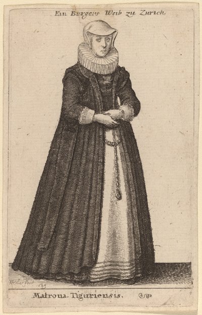 マトロナ・ティグリエンシス 作： Wenceslaus Hollar