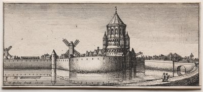 濠城門 作： Wenceslaus Hollar