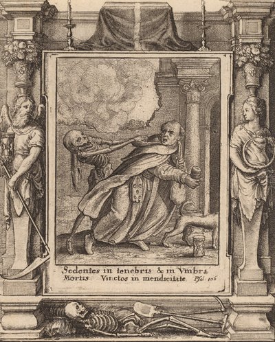 モンク、1651年。 作： Wenceslaus Hollar