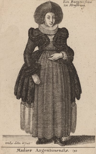 ムリエ・アルヘンティネンシス 作： Wenceslaus Hollar