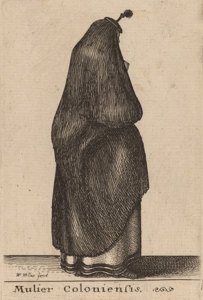 ケルンの女。 作： Wenceslaus Hollar