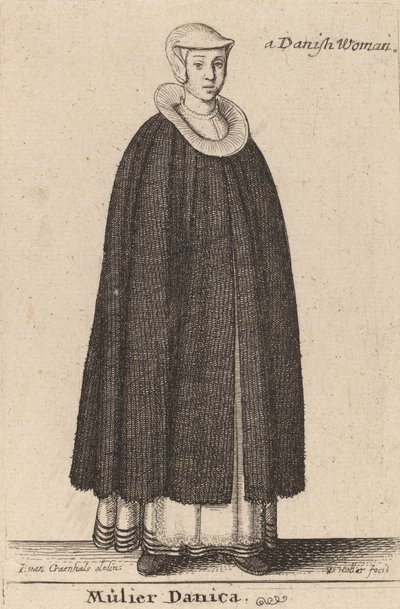 ムリエ・ダニカ 作： Wenceslaus Hollar
