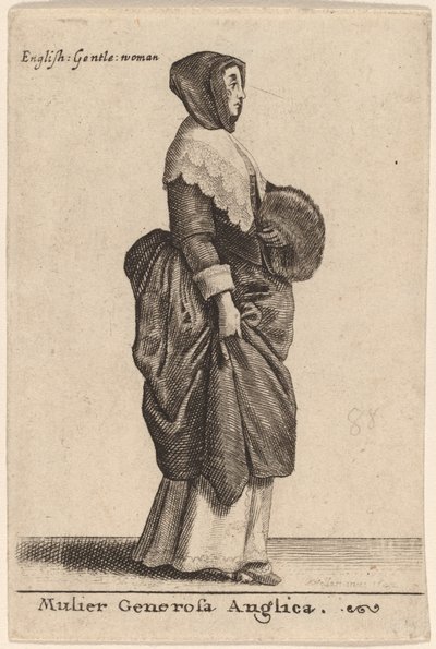 寛大な英国人女性 作： Wenceslaus Hollar