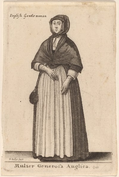 寛大な英国人女性 作： Wenceslaus Hollar