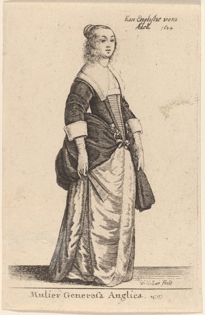 寛大な英国人女性 作： Wenceslaus Hollar