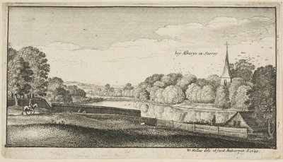オルベリーの近く 作： Wenceslaus Hollar
