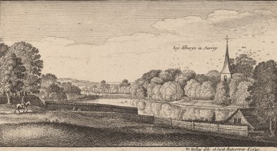 1645年、アルバリーの近く。 作： Wenceslaus Hollar