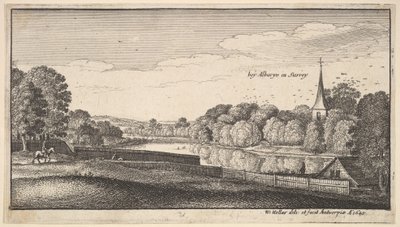 オルベリー近郊、1645年。 作： Wenceslaus Hollar