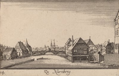 ニュルンベルク、1635年。 作： Wenceslaus Hollar