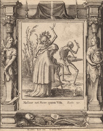 老婆、1651年。 作： Wenceslaus Hollar