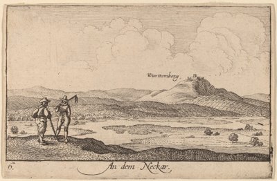 ネッカーで 作： Wenceslaus Hollar