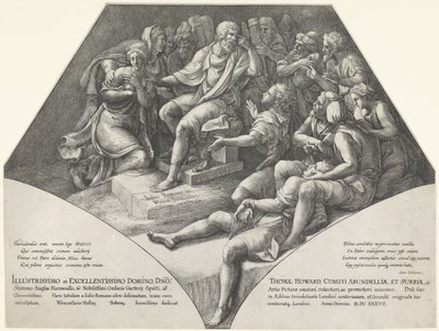 ザレウコスの裁き 作： Wenceslaus Hollar