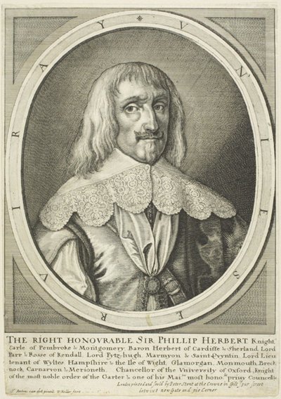 ペンブルック伯フィリップ・ハーバート 作： Wenceslaus Hollar