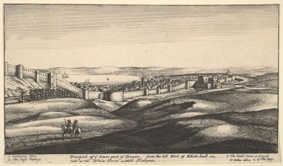 タンジール下部の見通し1670。 作： Wenceslaus Hollar