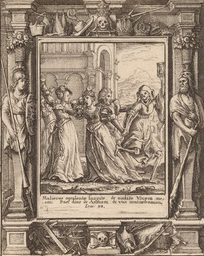 女王、1651年。 作： Wenceslaus Hollar