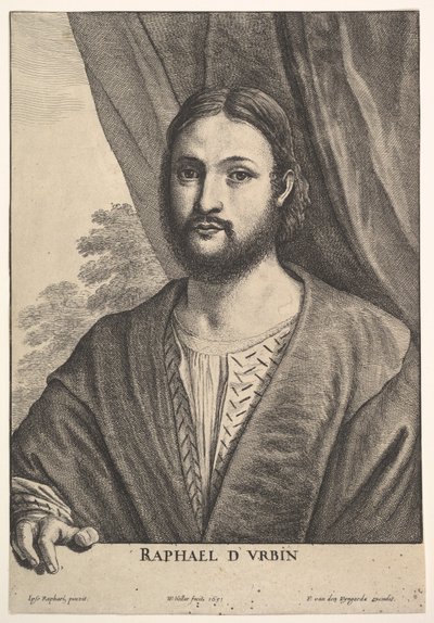 ラファエル、1651年。 作： Wenceslaus Hollar