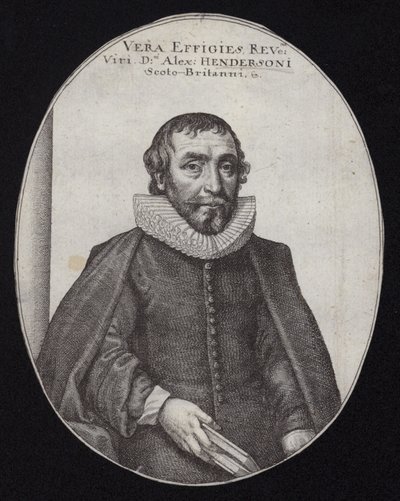アレクサンダーヘンダーソン牧師 作： Wenceslaus Hollar