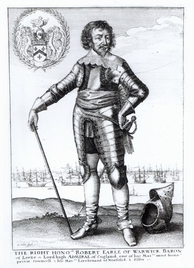ロバート・リッチ、第2ウォーリック伯爵 作： Wenceslaus Hollar