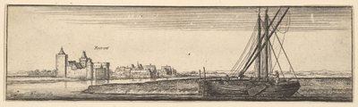 Ruhrort、1642-44。 作： Wenceslaus Hollar