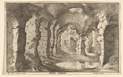 1650年頃のルイナエ・コロセウム。 作： Wenceslaus Hollar