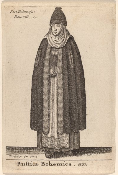 ボヘミアの国 作： Wenceslaus Hollar