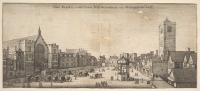 ロイヤルコートウェスト修道院、サラは、一般的にブライアンハールウェストミンスターホール、1647年です。 作： Wenceslaus Hollar