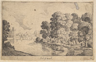 船の数学、1625-77。 作： Wenceslaus Hollar
