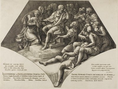 セレウコスと息子 作： Wenceslaus Hollar