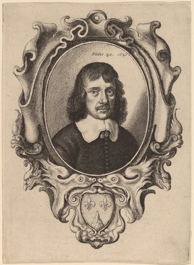自画像 作： Wenceslaus Hollar