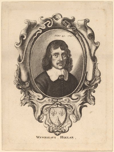 自画像 作： Wenceslaus Hollar
