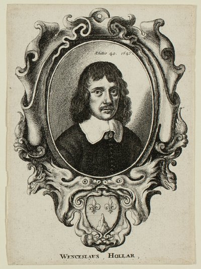 自画像 作： Wenceslaus Hollar