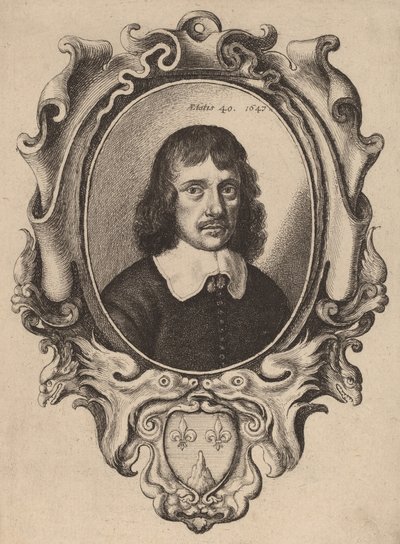 自画像 1647年 作： Wenceslaus Hollar