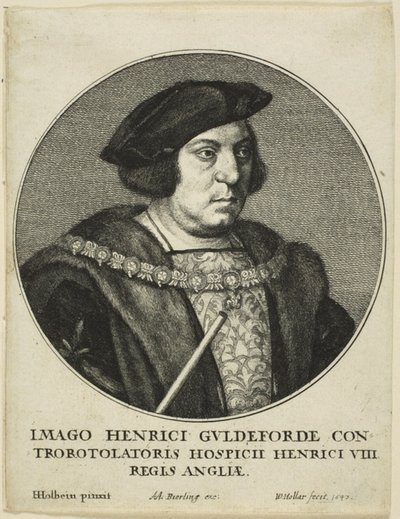 ヘンリー・ギルフォード卿 作： Wenceslaus Hollar