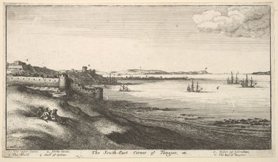 タンジールの南東角、1669-73年。 作： Wenceslaus Hollar