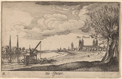 シュパイアー 作： Wenceslaus Hollar