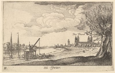 シュパイアー、1635年。 作： Wenceslaus Hollar