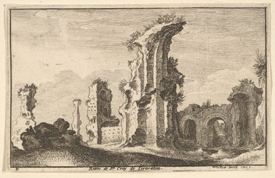 エルサレムのセントクロア、1650。 作： Wenceslaus Hollar