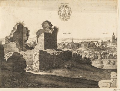 プラハの大展望 作： Wenceslaus Hollar