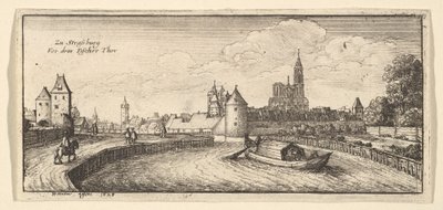 ストラスブール、1663-65年。 作： Wenceslaus Hollar