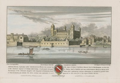 サフォークハウス、チャリングクロス、ロンドン 作： Wenceslaus Hollar