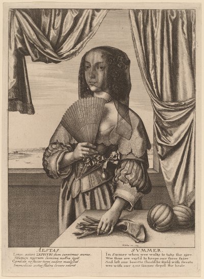 夏 作： Wenceslaus Hollar