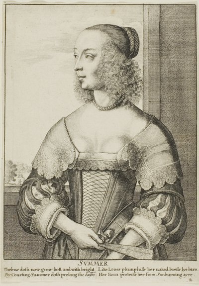 夏 作： Wenceslaus Hollar