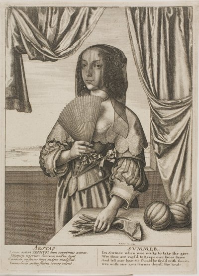 夏 作： Wenceslaus Hollar